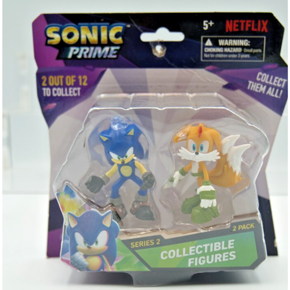 Unbranded Other - Sonic Prime Series 2 - Sonic & Tails 2-Pack - New Sealed